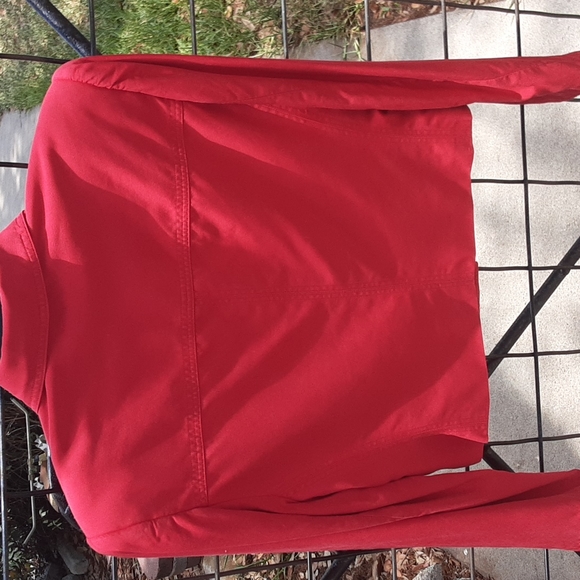 Red Silk Jacket - Picture 7 of 9